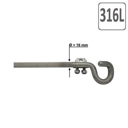 Open Eyebolt Q Anchor Stainless Steel 316L-16300